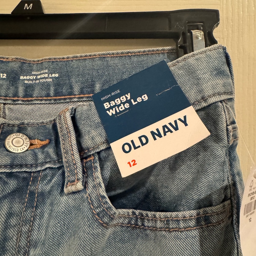 Old Navy Girls Baggy Wide Leg Jeans